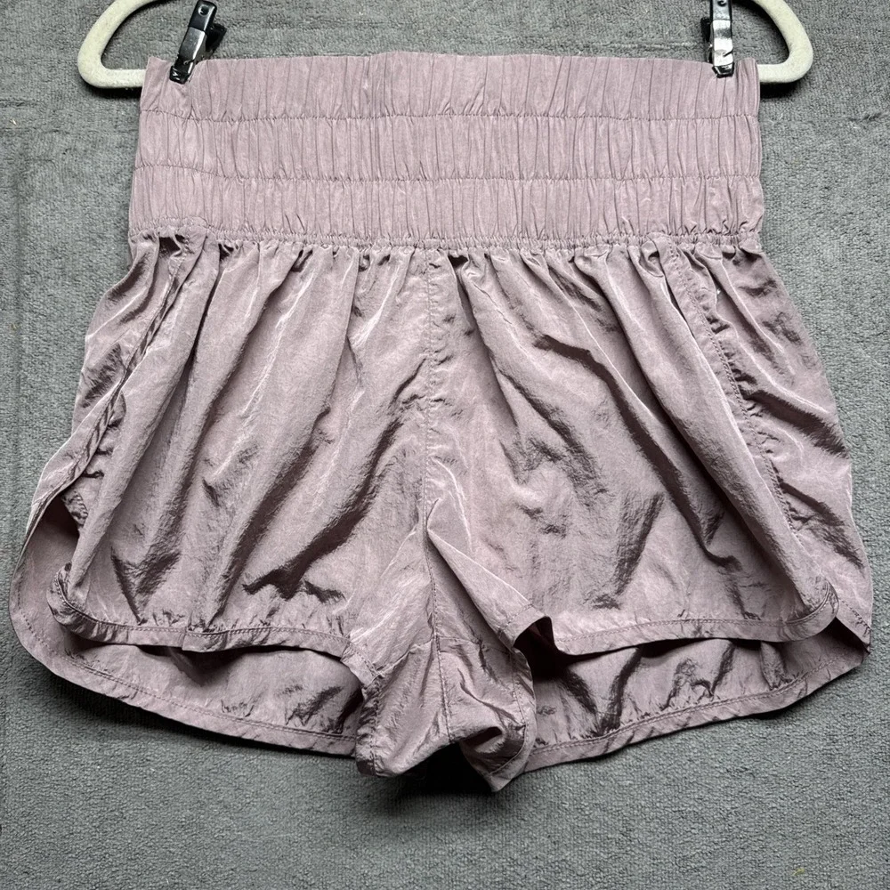 Free People Movement Mauve‎ Running Athletic Shorts Women's Large Activewear
